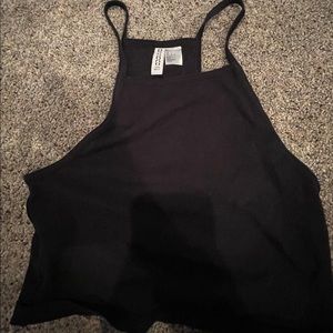 High neck crop top